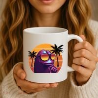 Pepe Tropical Retro Sunset Coffee Mug thumb 3