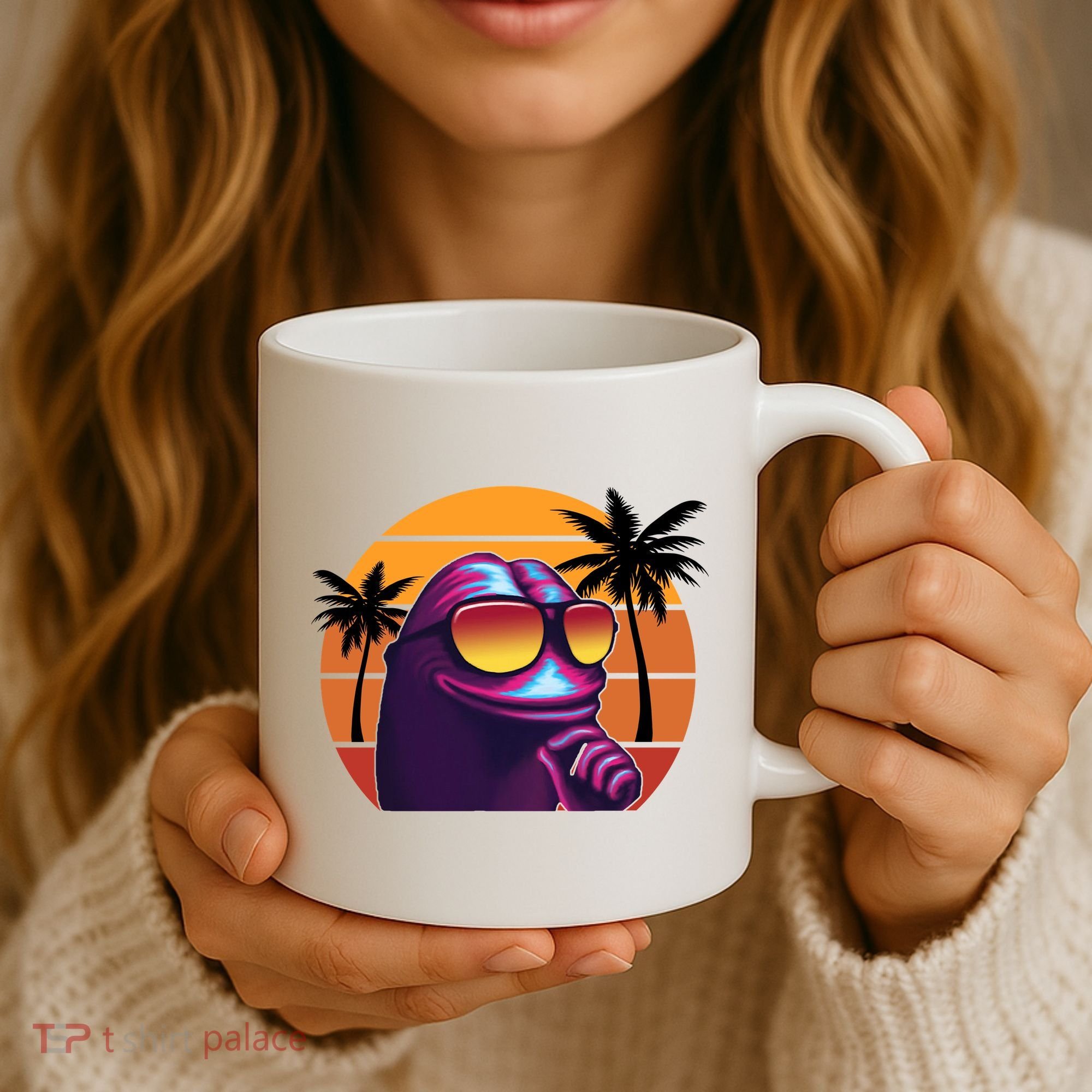 Pepe Tropical Retro Sunset Coffee Mug