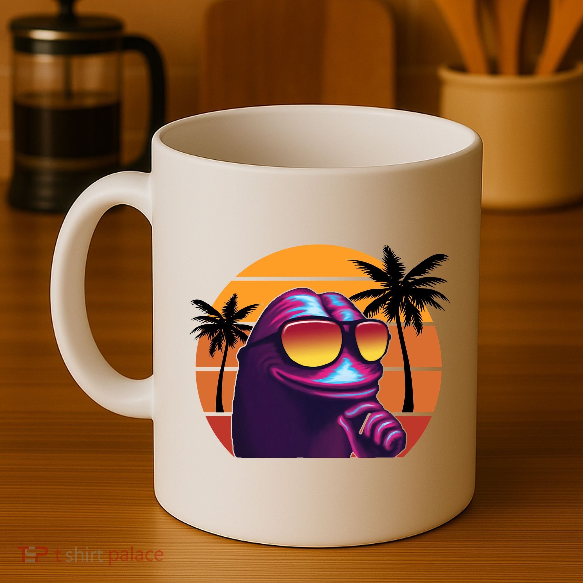 Pepe Tropical Retro Sunset Coffee Mug