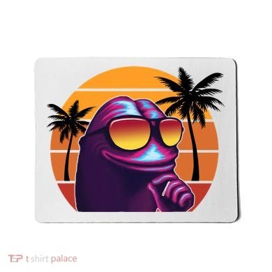 Pepe Tropical Retro Sunset Mousepad
