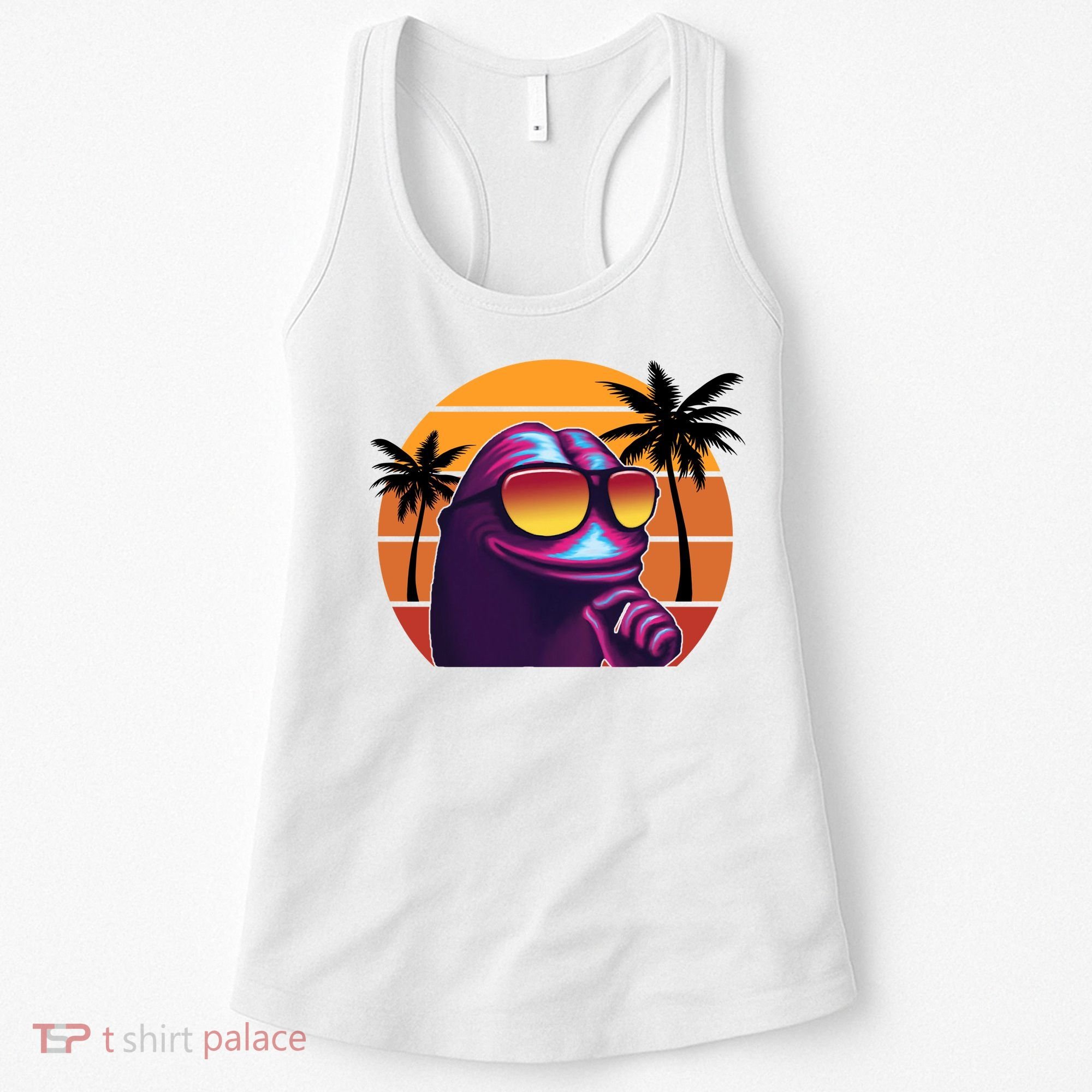 Pepe Tropical Retro Sunset Women's Tank Top