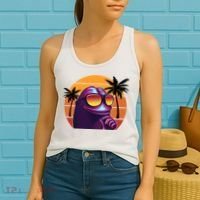 Pepe Tropical Retro Sunset Women's Tank Top thumb 2
