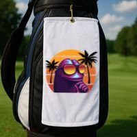 Pepe Tropical Retro Sunset Golf Towel thumb 2