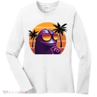 Pepe Tropical Retro Sunset Women's Long Sleeve Shirt thumb 0