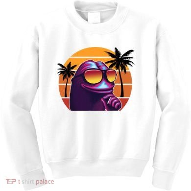 Pepe Tropical Retro Sunset Kids Sweatshirt