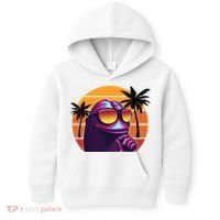 Pepe Tropical Retro Sunset Kids Hoodie thumb 0