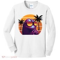 Pepe Tropical Retro Sunset Kids Long Sleeve Shirt thumb 0