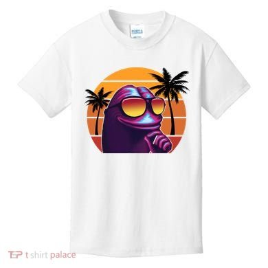 Pepe Tropical Retro Sunset Kids T-Shirt