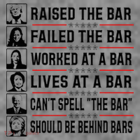 Pro Trump Raised The Bar Funny Political Anti Biden Meme Toddler Hoodie thumb 2