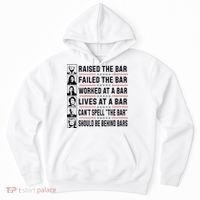 Pro Trump Raised The Bar Funny Political Anti Biden Meme Hoodie thumb 0