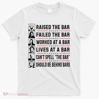 Pro Trump Raised The Bar Funny Political Anti Biden Meme T-Shirt thumb 0