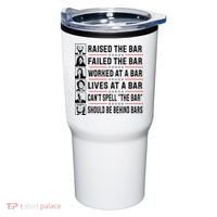 Pro Trump Raised The Bar Funny Political Anti Biden Meme Tumbler thumb 0