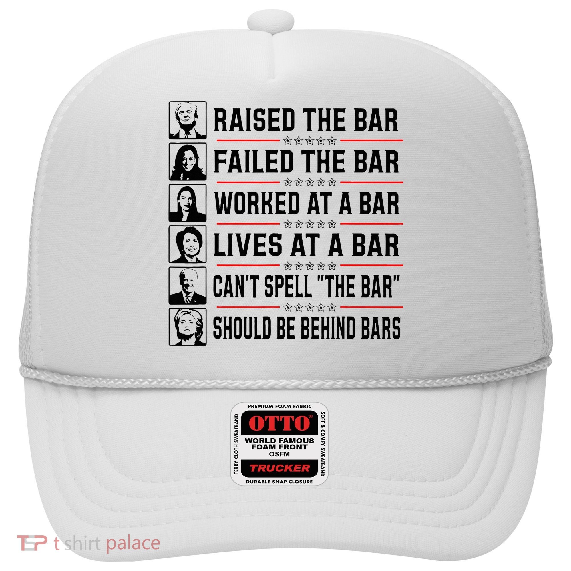 Pro Trump Raised The Bar Funny Political Anti Biden Meme Hat