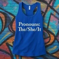 Pronouns The She It Women's Tank Top thumb 3