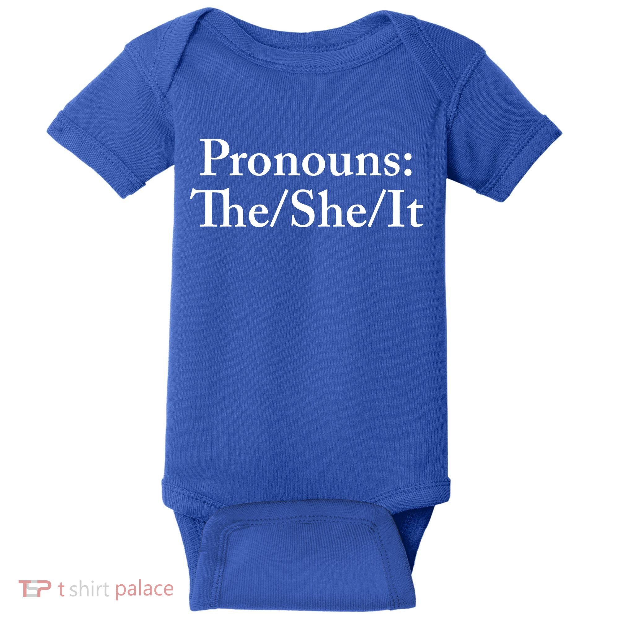 Pronouns The She It Baby Bodysuit