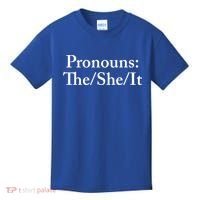 Pronouns The She It Kids T-Shirt thumb 0