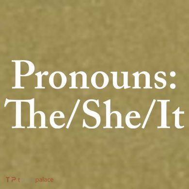 Pronouns The She It Garment-Dyed Women's Muscle Tee