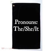 Pronouns The She It Golf Towel thumb 0