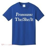 Pronouns The She It Kids T-Shirt thumb 0