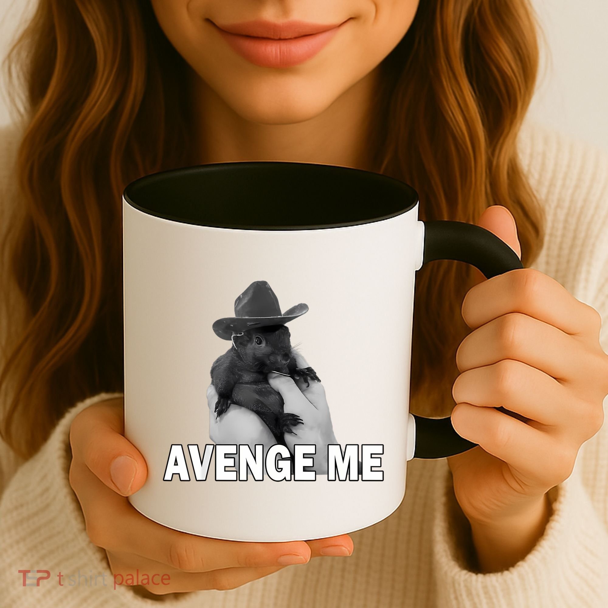 Peanut The Squirrel Avenge Me Coffee Mug