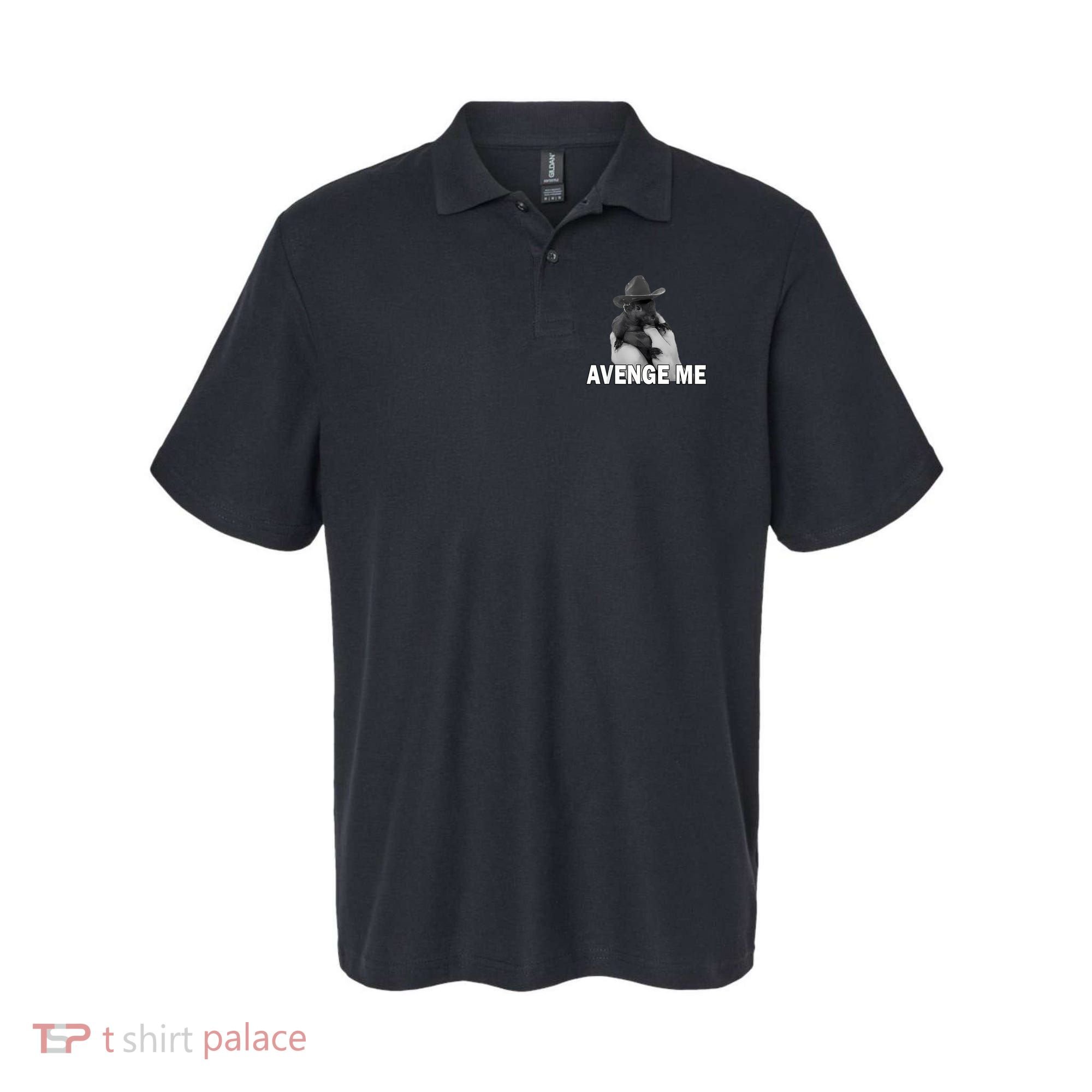 Peanut The Squirrel Avenge Me Polo