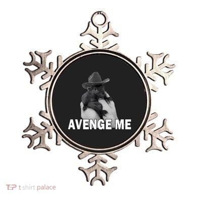 Peanut The Squirrel Avenge Me Ornament