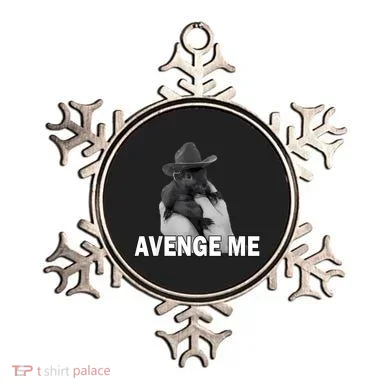 Peanut The Squirrel Avenge Me Ornament