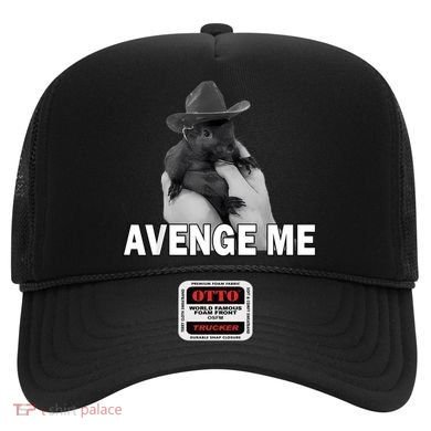 Peanut The Squirrel Avenge Me Hat