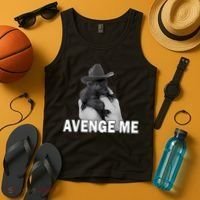 Peanut The Squirrel Avenge Me Tank Top thumb 4
