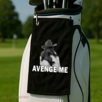 Peanut The Squirrel Avenge Me Golf Towel thumb 2