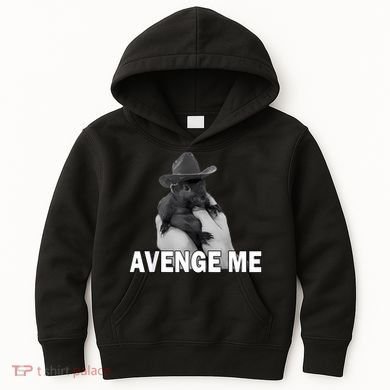 Peanut The Squirrel Avenge Me Kids Hoodie
