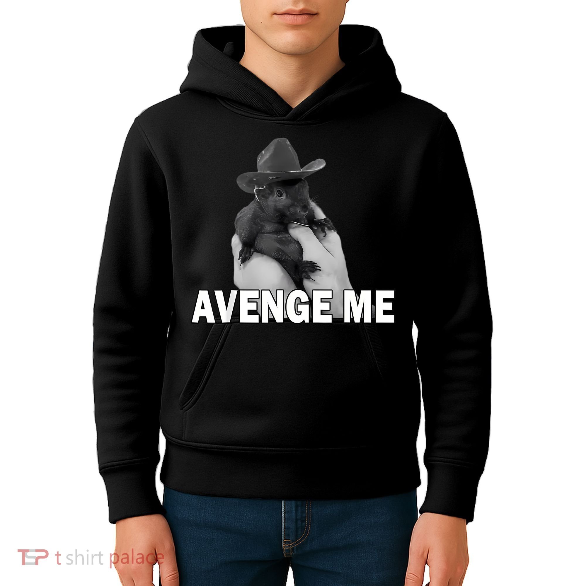 Peanut The Squirrel Avenge Me Kids Hoodie