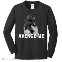 Peanut The Squirrel Avenge Me Kids Long Sleeve Shirt thumb 0