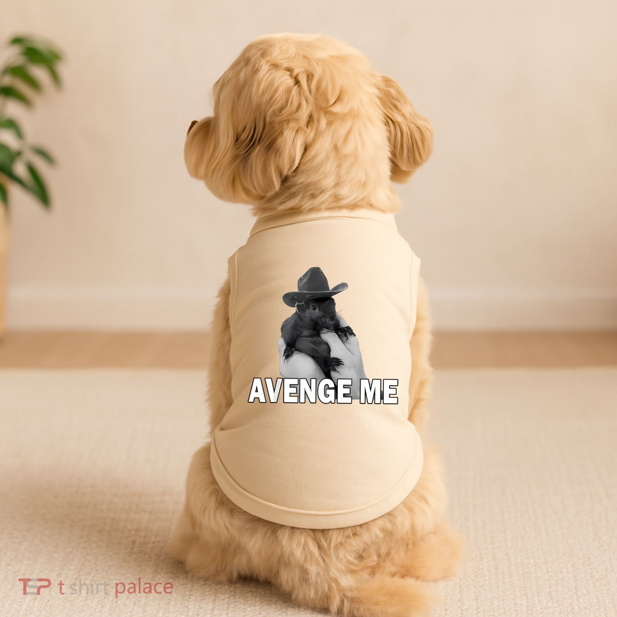 Peanut The Squirrel Avenge Me Doggie Tank