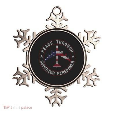 Peace Through Superior Firepower B 52 Stratofortress Design Ornament