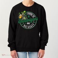 Prone To Shenanigans And Malarkey St Patricks Day Women's Sweatshirt thumb 0