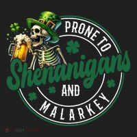 Prone To Shenanigans And Malarkey St Patricks Day Women's Sweatshirt thumb 2