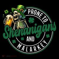 Prone To Shenanigans And Malarkey St Patricks Day Coaster thumb 2