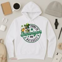 Prone To Shenanigans And Malarkey St Patricks Day Hoodie thumb 3