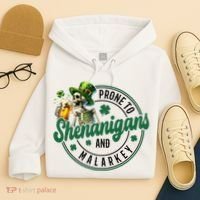 Prone To Shenanigans And Malarkey St Patricks Day Hoodie thumb 4