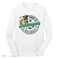 Prone To Shenanigans And Malarkey St Patricks Day Long Sleeve Shirt thumb 0