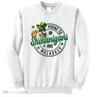 Prone To Shenanigans And Malarkey St Patricks Day Sweatshirt thumb 0