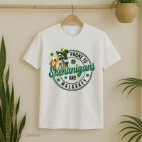 Prone To Shenanigans And Malarkey St Patricks Day T-Shirt thumb 2