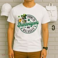 Prone To Shenanigans And Malarkey St Patricks Day T-Shirt thumb 6