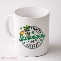 Prone To Shenanigans And Malarkey St Patricks Day Coffee Mug thumb 0