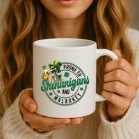 Prone To Shenanigans And Malarkey St Patricks Day Coffee Mug thumb 3
