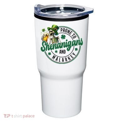 Prone To Shenanigans And Malarkey St Patricks Day Tumbler