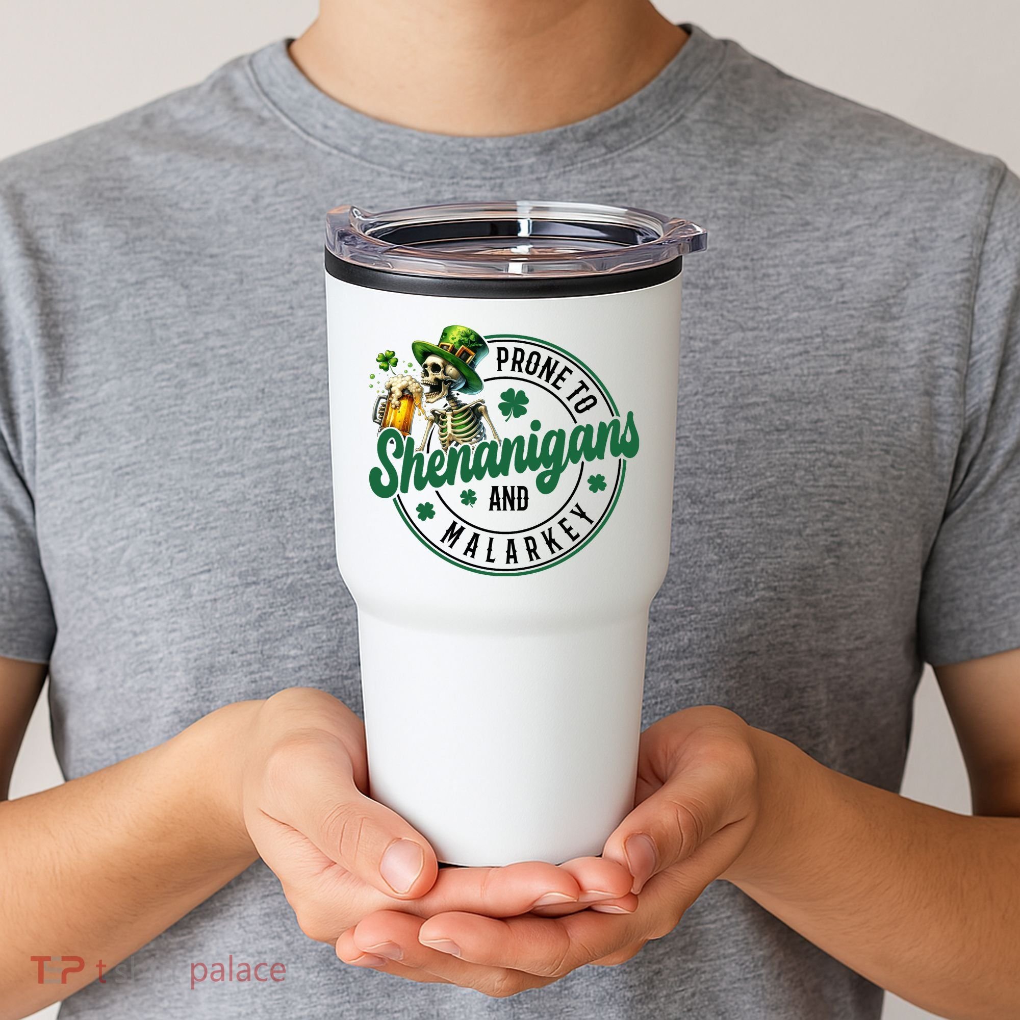Prone To Shenanigans And Malarkey St Patricks Day Tumbler