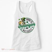 Prone To Shenanigans And Malarkey St Patricks Day Women's Tank Top thumb 0
