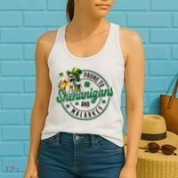 Prone To Shenanigans And Malarkey St Patricks Day Women's Tank Top thumb 2